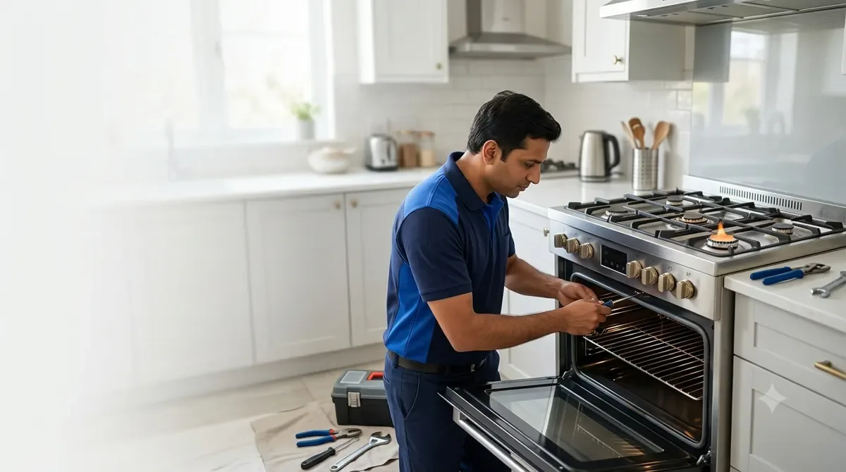 Cooking range & oven repair in Tricity